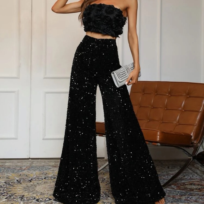 Sequin Two Piece Set